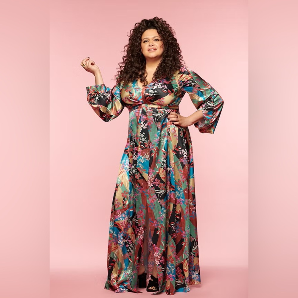 Sachin & Babi Josephine satin maxi dress size 16